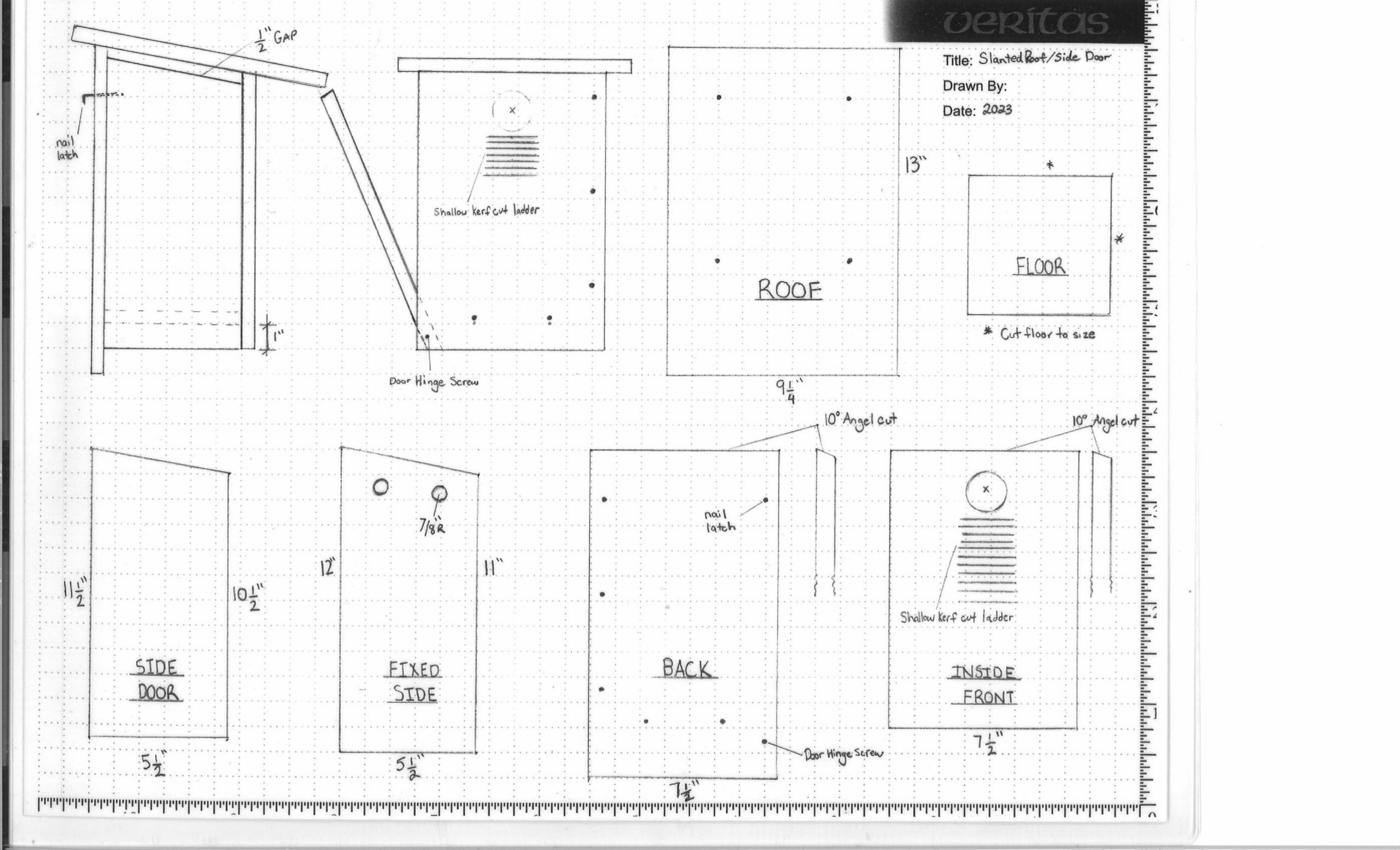 La Pav Tree Swallow Box Plans
